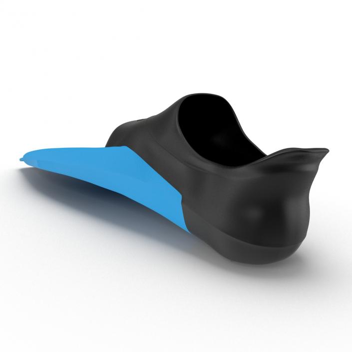 3D Swim Fins 2 Blue 2 model